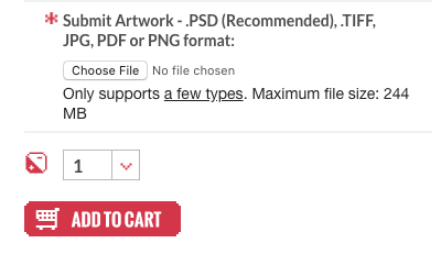 Screenshot - upload section
