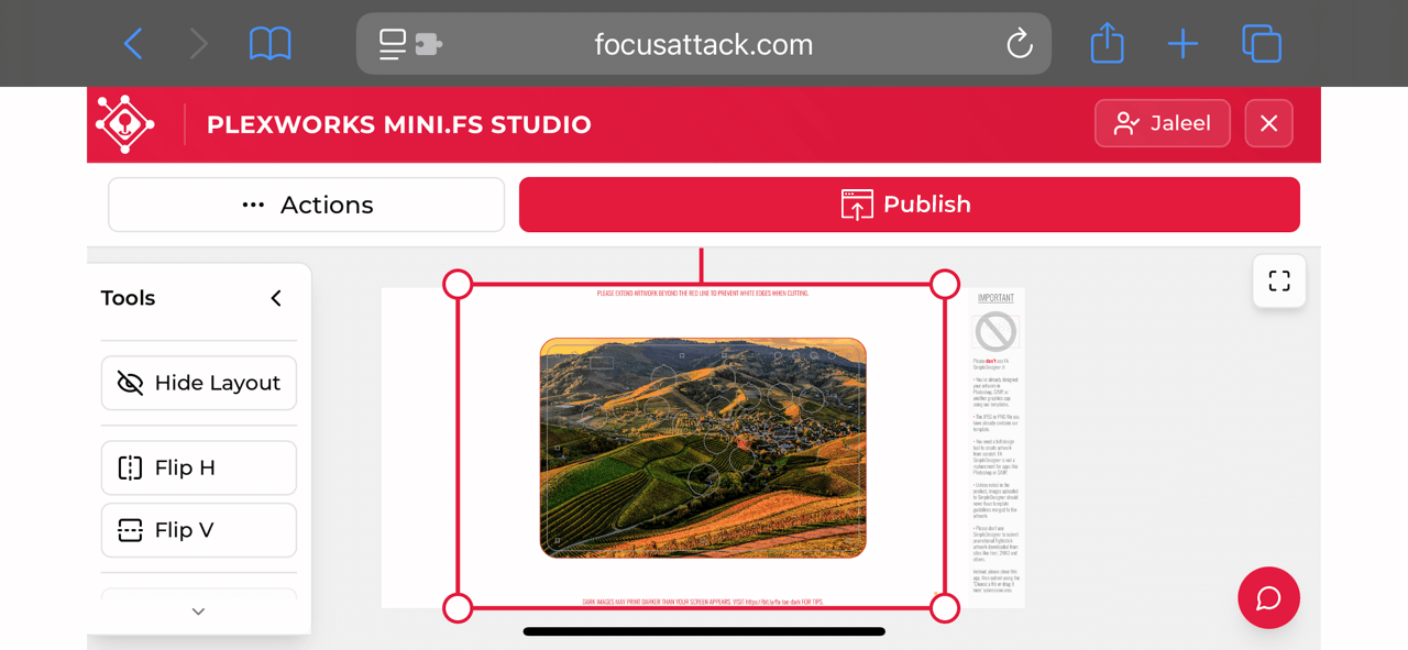 Mini.FS Studio: Landscape Mode