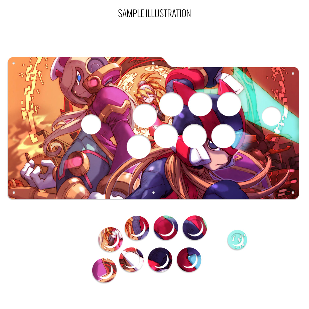 Fightstick Control Panel Artwork Focus Attack LLC