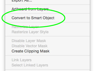 Convert Smart Object